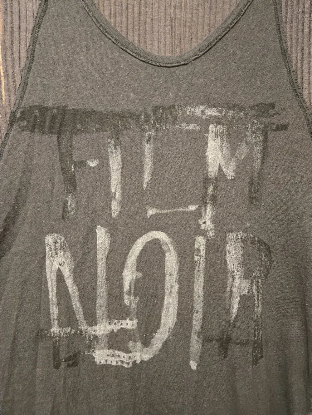 Free People We The Free Film Noir Graphic Tank Top Dress Size Medium